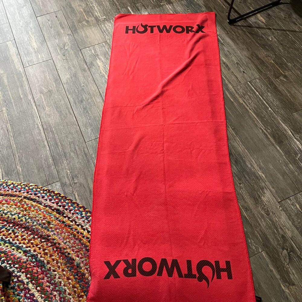 EUC RED HOTWORX TOWEL- RARE